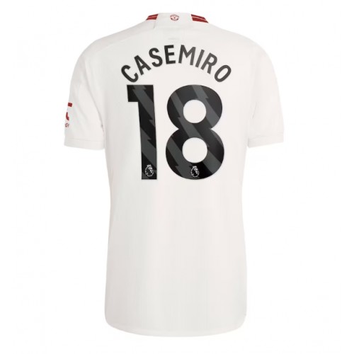 Pánský Fotbalový dres Manchester United Casemiro #18 2023-24 Třetí Krátký Rukáv